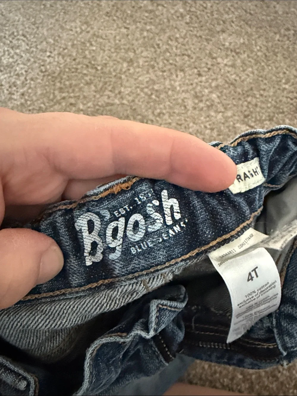 OshKosh B'gosh Boys Straight Blue Jeans